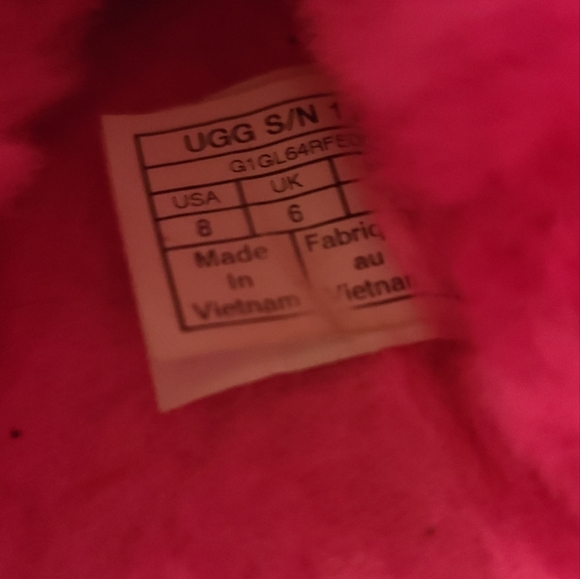 SZ 8 UGG VALENTINE FUNKETTE OLATFORM SLIPPER - Picture 4 of 5